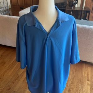 Pebble beach performance golf polo xl blue